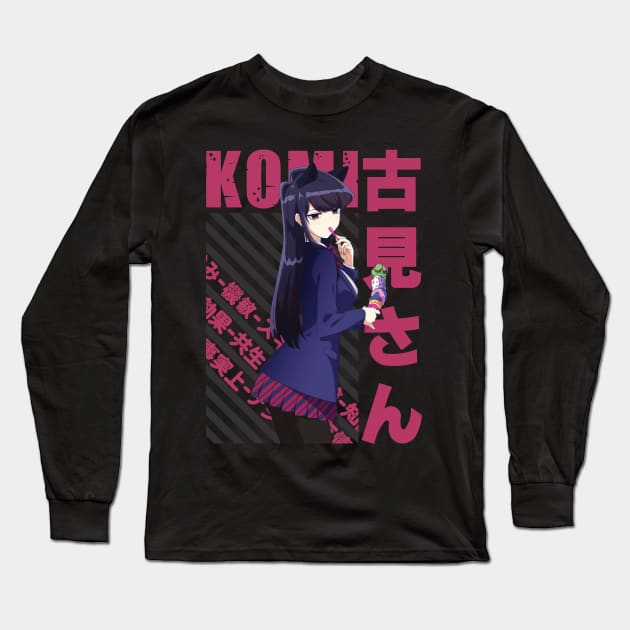 Komi Can’t Communicate - Shouko Komi Long Sleeve T-Shirt by Recup-Tout